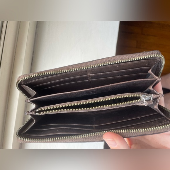 Frye zipper wallet. Gently used and well loved - Picture 2 of 4